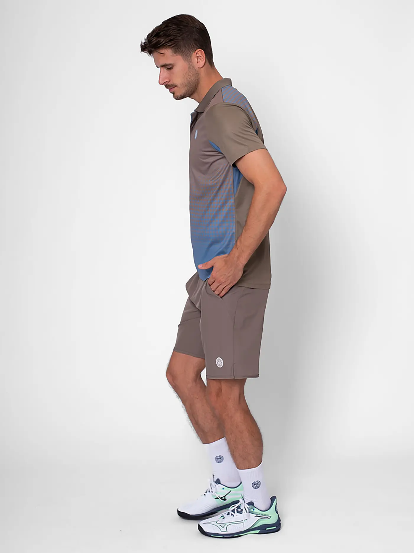 BIDI BADU | Herren Tennisshort Spectrum 9" | camel